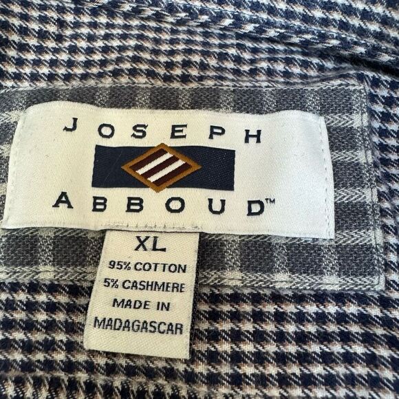 Joseph Abboud cotton/cashmere blend button down shirt size XL - Picture 4 of 7